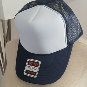 OTTO Navy and White Trucker Cap